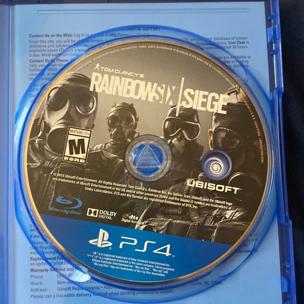 Tom Clancy's Rainbow Six: Siege PS4 Video Game